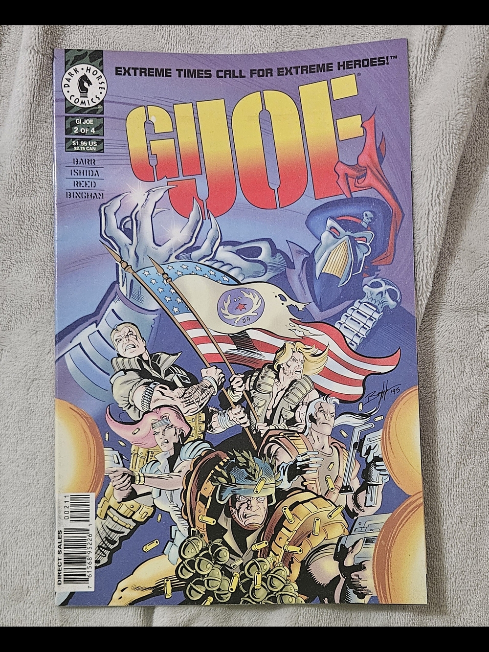 GI JOE Issue #2 Of 4 Dark Horse Comics 1995 Raw Grade 9.6-9.8 C31